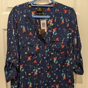 Disney Torrid The Little Mermaid Harper Blouse